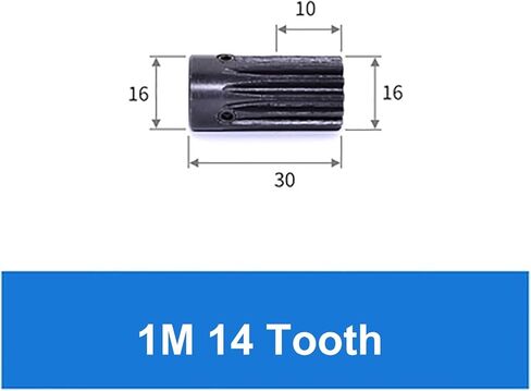 GEAR MOTOR MOTOR GEAR 1PCS MODULE 1 SPUR GEAR 1M-12T/13T/14T CORBON CORBON STEEL GEAR SIDE 5MM EXCHINGISE (12 TEATH) in Saudi Arabia