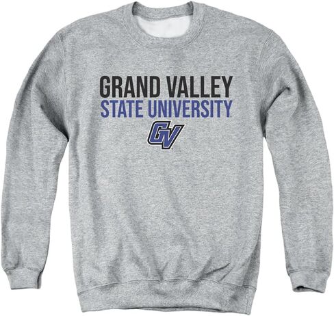 LOGOVISION Grand Valley State University Official Stacked Unisex Adult Crewneck Sweatshirt in Saudi Arabia