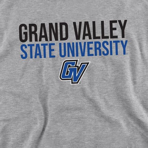 LOGOVISION Grand Valley State University Official Stacked Unisex Adult Crewneck Sweatshirt in Saudi Arabia