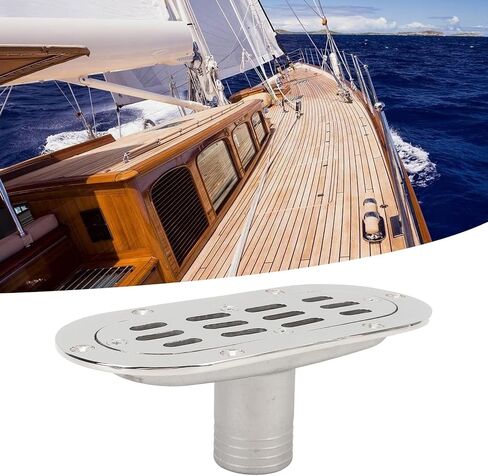 Marine Floor Drain, 7.48x3.54in Boat Floor Deck Drain, 316 Stainless Steel Boat Drain Floor Deck with Mirror Polished for Boats Yachts in Saudi Arabia