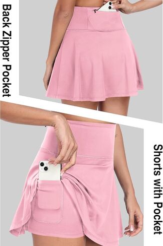 High Waisted Skirt for Women Skorts with Pockets Tennis Golf Pickleball Yoga Casual Athletic Skirts QYY24027 in Saudi Arabia