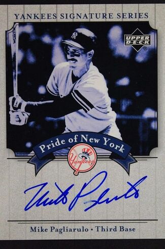 Mike Pagliarulo موقعة 2003 UD Pride of New York Yankees سلسلة سلسلة 16M - MLB بطاقات البيسبول موقعة in Saudi Arabia