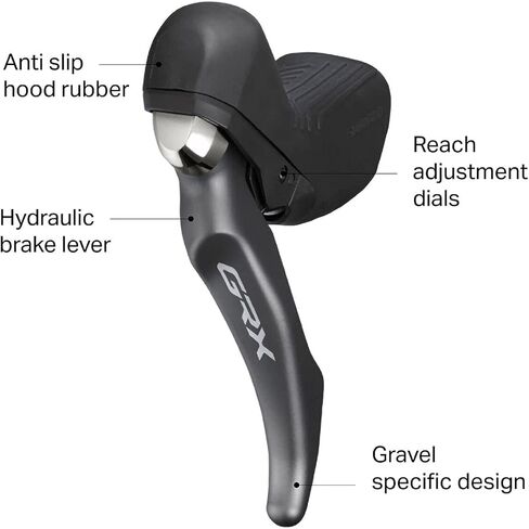 Shimano GRX BL-RX810 1 x 11-Speed Left Drop-Bar Hydraulic Brake Lever without hose or caliper in Saudi Arabia