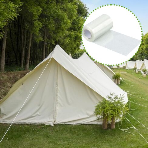 5Inch × 70FT RV Awning Repair Tape with Scissors, Outdoor Heavy Duty Repair Tape for Tarp, Tent, Boat Cover, Canvas, Sail Tape, Waterproof, UVproof and Heat-resistant Tear Repair Pctch Kit (1) in Kuwait