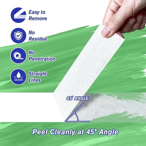 2 Inch White Painter's Tape with Adhesive for Multi-Surface,General Purpose White Masking Tape for Wall,Labeling,DIY Projects & Crafts,Automotive,Easy Peel and Remove, 2Rolls=120 Yards in Saudi Arabia