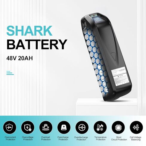 20Ah 17.5Ah 13Ah Ebike Battery - 48V 36V Bike Battery for 0-1500W Electric Bike Kit, for BAFANG Voilamart AW Ebikeling Pexmor L-Fater Conversion Kit, Batteries for Mid Drive Kit & Hub Motor in Kuwait