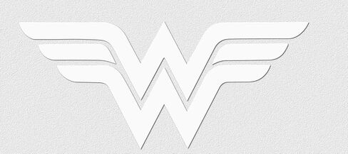 Wonder Woman Decal (White) in Kuwait