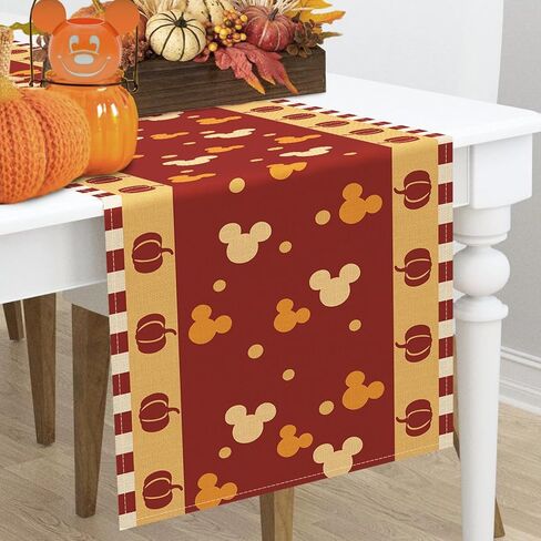 Seliem Halloween Bat Table Runner, Black Purple Skull Polka Dot Kitchen Dining Table Decor, Funny Holiday Burlap Home Decoration Indoor Outdoor Party Supply 13 x 72 Inch in Saudi Arabia