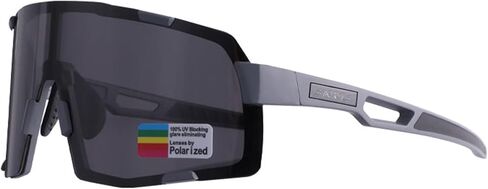 Sports Sunglasses for Men & Women, Polarized UV400 Cycling Glasses with Myopia Frame, Lightweight for Cycling, Running in Saudi Arabia