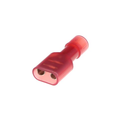 MeetOoot 100pcs نايلون سبيد موصل مجموعة Red 22 إلى 16 AWG انفصال سريع معزول بالكامل من الذكور والإناث الأسلاك in Saudi Arabia