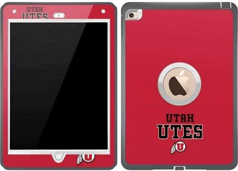Skinit Decal Skin Compatible with OtterBox Defender iPad Air 2 - Officially Licensed College Utah Utes Text on Red Design in Saudi Arabia