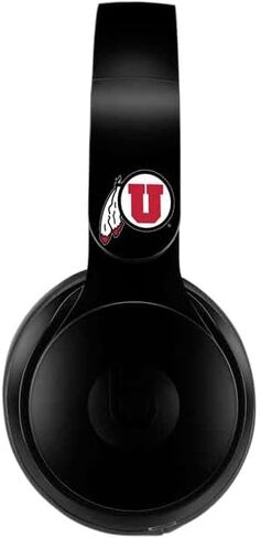 Skinit Decal Audio Skin Compatible with Beats Solo Pro - Officially Licensed University of Utah Circle and Feather on Black Design in Saudi Arabia