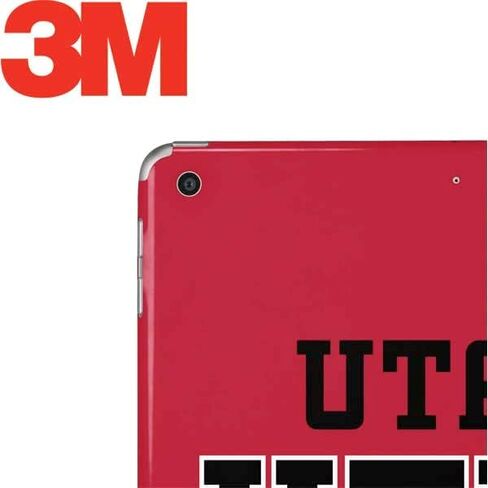 Skinit Decal Tablet Skin Compatible with iPad 9.7in (2017) - Officially Licensed College Utah Utes Text on Red Design in Saudi Arabia
