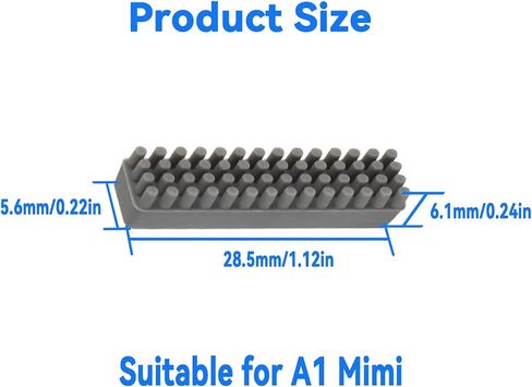 6pcs 3D الطابعة فرشاة فوهة السيليكون لـ Bambu Lab A1，3D أداة تنظيف فوهة BUSTERT BRINTER من مجموعة أدوات استبدال فرشاة الفوهة لقطع غيار الطابعة ثلاثية الأبعاد وملحقاتها (غير متوافقة مع Bambu A1 MINI) in Saudi Arabia