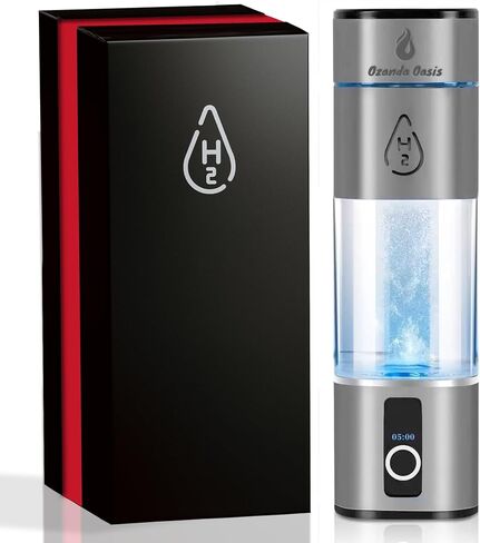 Hydrogen Water Bottle – 8000 PPB SPE/PEM Cup with Platinum Electrodes & Dupont PEM • Portable USB Rechargeable 280 mL Hydrogen Generator for Drinking Water in Saudi Arabia