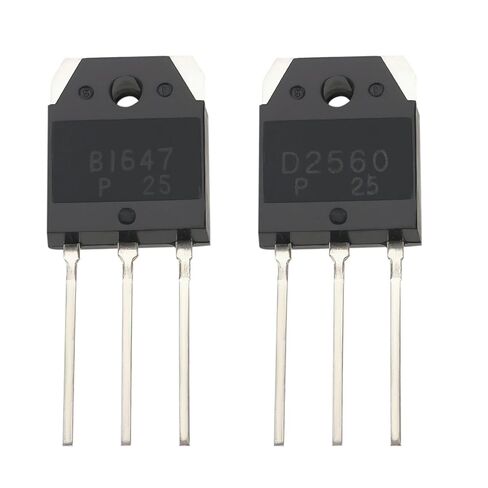 2 PCs 2SB1647 2SD2560 NPN Transistor Switching Amplifier Low Power Transistor Electronic Project Microwave Communication Circuit 150V/40A in Saudi Arabia