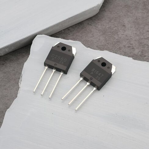 2 PCs 2SB1647 2SD2560 NPN Transistor Switching Amplifier Low Power Transistor Electronic Project Microwave Communication Circuit 150V/40A in Saudi Arabia
