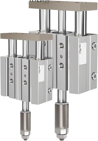 1PCS TCLJ32 TCLJ40 BORE 10-175 أسطوانة الهواء الهوائية المدمجة مع اسطوانة قضيب توجيه TCLJ40-20 TCLJ32-20 TCLJ40-30 (TCLJ32X50-50) in Kuwait