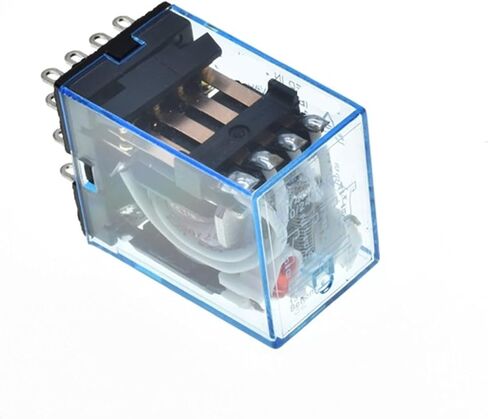 my4n-j my4 IEC255 24VDC 24V 220V 5A 14 دبابيس 4 فتح 4 مرحل مغلق (110/120VAC) in Saudi Arabia