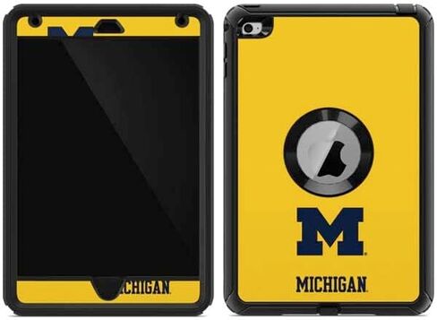 Skinit Decal Skin Compatible with OtterBox Defender iPad Mini 4 - Officially Licensed College Michigan M Logo Yellow Design in Saudi Arabia