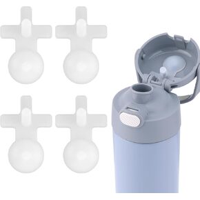 4pcs Replacement Leak Stopper for Thermos Funtainer 16 Oz Stainless Steel Vacuum Insulated Bottle, Silicone Spill Stopper Water Bottle Lid Seal Plug Replacement Parts Accessories in Kuwait