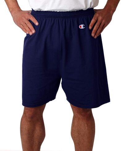 Champion Men's Cotton Gym Short, Navy, Small in Saudi Arabia