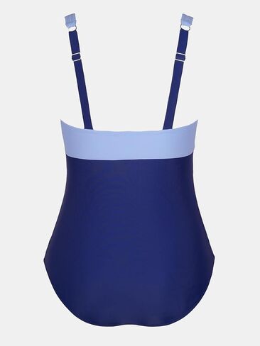 CUPSHE Plus Size Women's One Piece Swimsuit V Neck Swimwear Adjustable Straps Color Block Bathing Suit in Saudi Arabia
