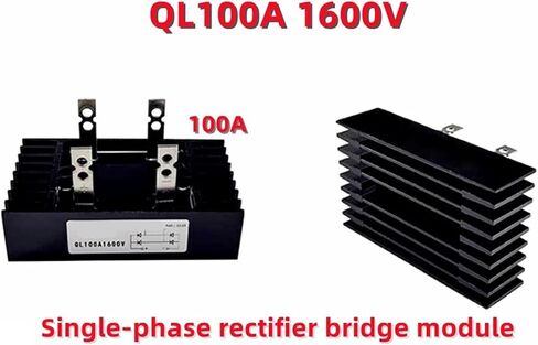 1pc 100A Amp 1000V 1200V 1600V Voltage 2-Phase Diode Bridge Rectifier High Power(QL100A-1600V) in Saudi Arabia