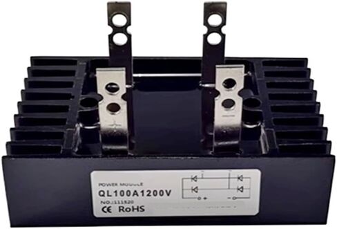 1pc 100A Amp 1000V 1200V 1600V Voltage 2-Phase Diode Bridge Rectifier High Power(QL100A-1600V) in Saudi Arabia