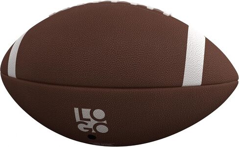 Logo Brands Utah Utes Team Stripe Official-Size Composite Football in Saudi Arabia