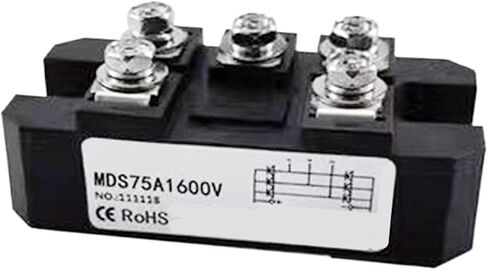 1PC MDS60-16 60A 75A 90A 100A 120A 150A وحدة المقوم ثلاثية الطور MDS100-16 AC/DC MODULE 60A 1600V 3-PHASE DIODE RECTIFIER (MDS60A 1600V) in Saudi Arabia