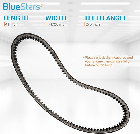 BlueStars Golf Cart Drive Belt Replaces 27077-G02 27077-G01 - Fits for EZ.GO Marathon 4-Cycle 1991-1996 and 2-Cycle 1992-1993 Gas Golf Cart in Saudi Arabia