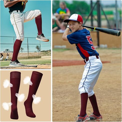 Baseball Socks and Belt Youth Combo Set Softball Belts with Softball Sock Elastic Waist Belt in Saudi Arabia