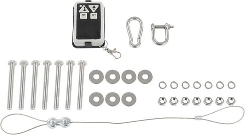 AUTOMUTO Electric Anchor Winch Heavy Duty Marine Boat Anchor Winch with Remote Control Easy Installation Included Accessories Supports 25 Pound Anchors Performance for Boats up to 20 Feet in Saudi Arabia