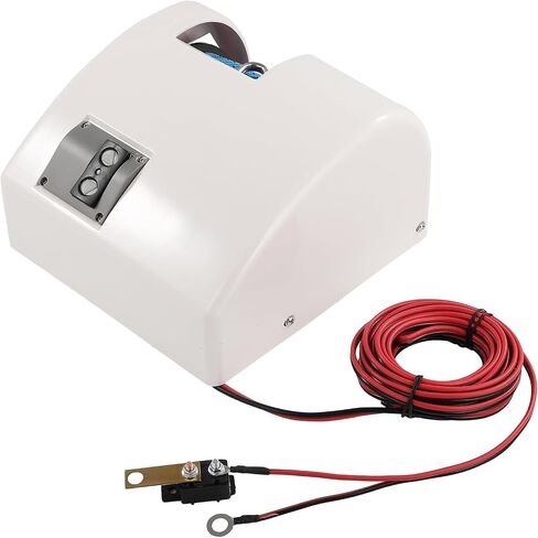 AUTOMUTO Electric Anchor Winch Heavy Duty Marine Boat Anchor Winch with Remote Control Easy Installation Included Accessories Supports 25 Pound Anchors Performance for Boats up to 20 Feet in Saudi Arabia
