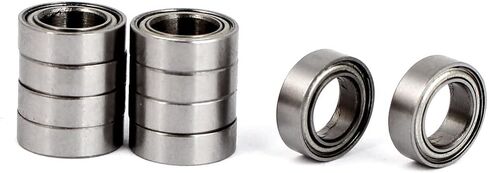 uxcell ZZMR106 10mm OD 6mm Bore Diameter Deep Groove Ball Bearing 10pcs in Saudi Arabia