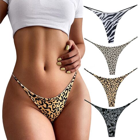 Aogda Thong for Women Cotton Underwear Low Rise Panties Woman G-String Thongs in Saudi Arabia