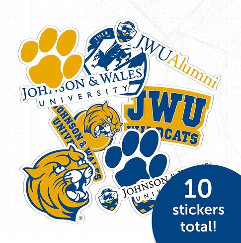 Desert Cactus Johnson & Wales University Sticker Wildcats Vinyl Decals Laptop Water Bottle Car Scrapbook 13.35x10.98 Sheet T2 (Type 2) in Saudi Arabia