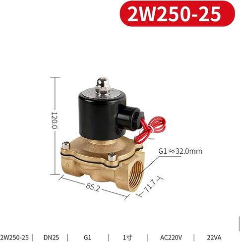 PNEUMATIC DN08 DN10 DN15 DN20 DN25 1/4 "3/8" 1/2 "3/4" 1 "صمام الملف اللولبي 12V 220V الهوائية لغازات هيليوم زيت الماء (DN10 ، DC12V) in Kuwait