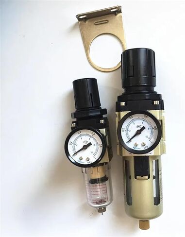 AW2000-02-AW5000 Type Air Filter Pressure Regulating Regulator Trap Oil Water Separator Processor for Compressor(AW5000-10) in Saudi Arabia