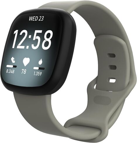 حزام متوافق مع Fitbit بالعكس 3/بالعكس 4/SENSE/SENSE 2 ، استبدال فرقة Sport Silicone Sport للنساء والرجال ، حزام معصم مقاوم للماء قابل للتعديل in Saudi Arabia