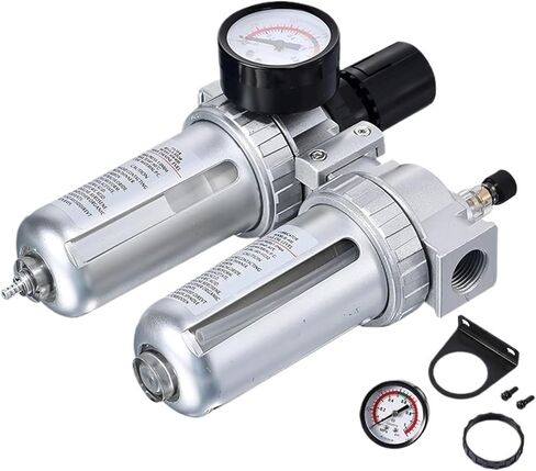 SFC400 1/2 SFC300 3/8 SFC200 1/4 Air Filter Pneumatic Parts Regulator Oil Water Separator Trap Regulator Valve for Compressor(SFC-400) in Saudi Arabia