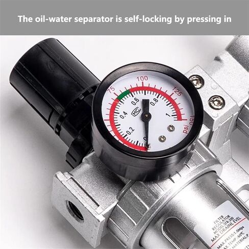 SFC400 1/2 SFC300 3/8 SFC200 1/4 Air Filter Pneumatic Parts Regulator Oil Water Separator Trap Regulator Valve for Compressor(SFC-400) in Saudi Arabia