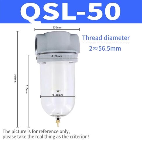 1 PCS QSL Series Compressed Air Pneumatic Filter QSL-08/10/15/20/25/32/40/50 Air Filter Oil-water Separator(QSL-8) in Saudi Arabia