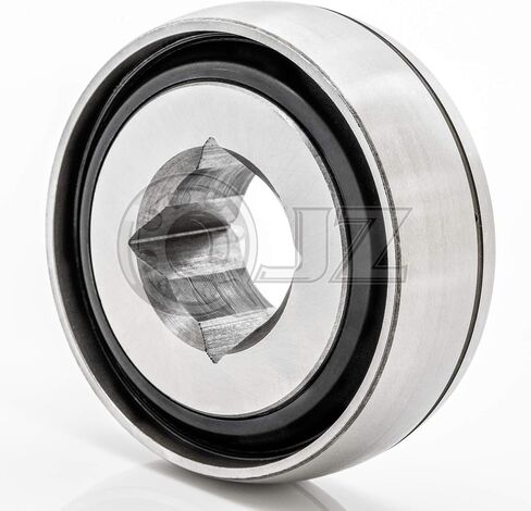 [2-Pack] GW210PPB4 Agricultural Bearing, 1-1/8'' Square Bore, 3.543'' Outside Diameter. AG Bearing with Grease Hole [Cross-Reference: 18SG3-210E3, DS210TTR4] in Saudi Arabia