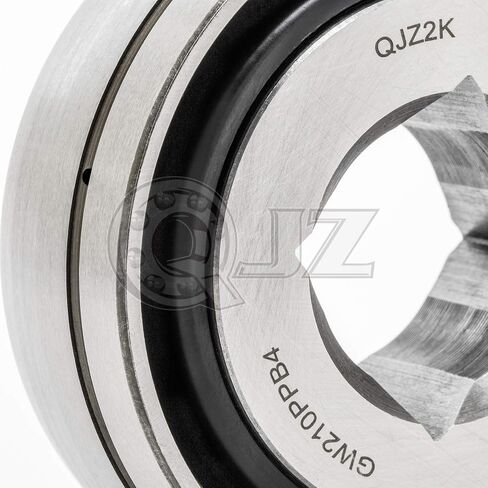 [2-Pack] GW210PPB4 Agricultural Bearing, 1-1/8'' Square Bore, 3.543'' Outside Diameter. AG Bearing with Grease Hole [Cross-Reference: 18SG3-210E3, DS210TTR4] in Saudi Arabia