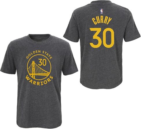 Outerstuff Stephen Curry Golden State Warriors #30 اسم شباب حجم اللاعب والرقم تي شيرت in Kuwait