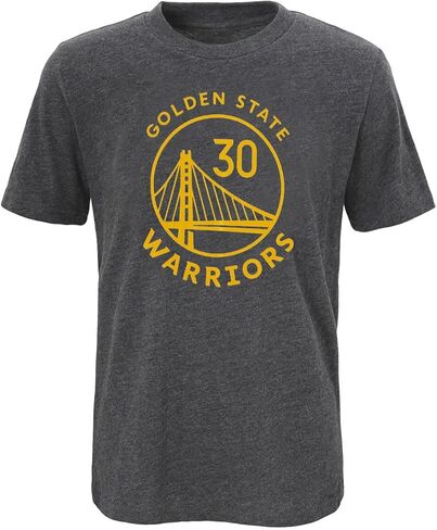 Outerstuff Stephen Curry Golden State Warriors #30 اسم شباب حجم اللاعب والرقم تي شيرت in Kuwait
