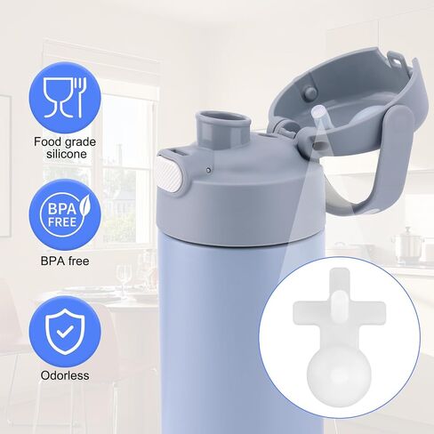 4pcs استبدال تسرب سدادة ل thurmos funtainer 16 أوقية زجاجة الفولاذ المقاوم للصدأ الفولاذ المقاوم للصدأ معزولة in Saudi Arabia