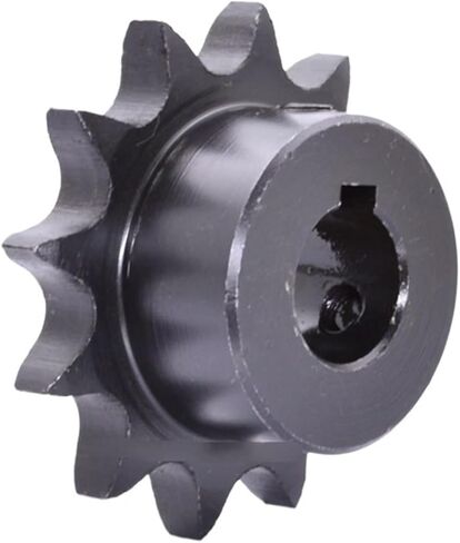 Pinion Hardware for Mechanical Rotation 1pc 20T 08B Industrial Drive Sprocket Wheel Steel Chain Gear Keyway Bore 14-32mm 20 Teeth(19mm (Keyway 6mm)) in Saudi Arabia